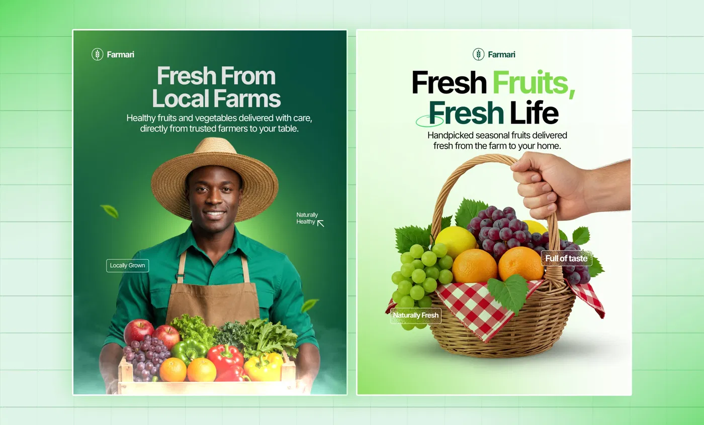 Farmari campaign designs