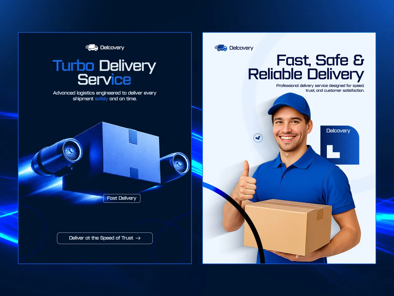 Delivery campaign visuals