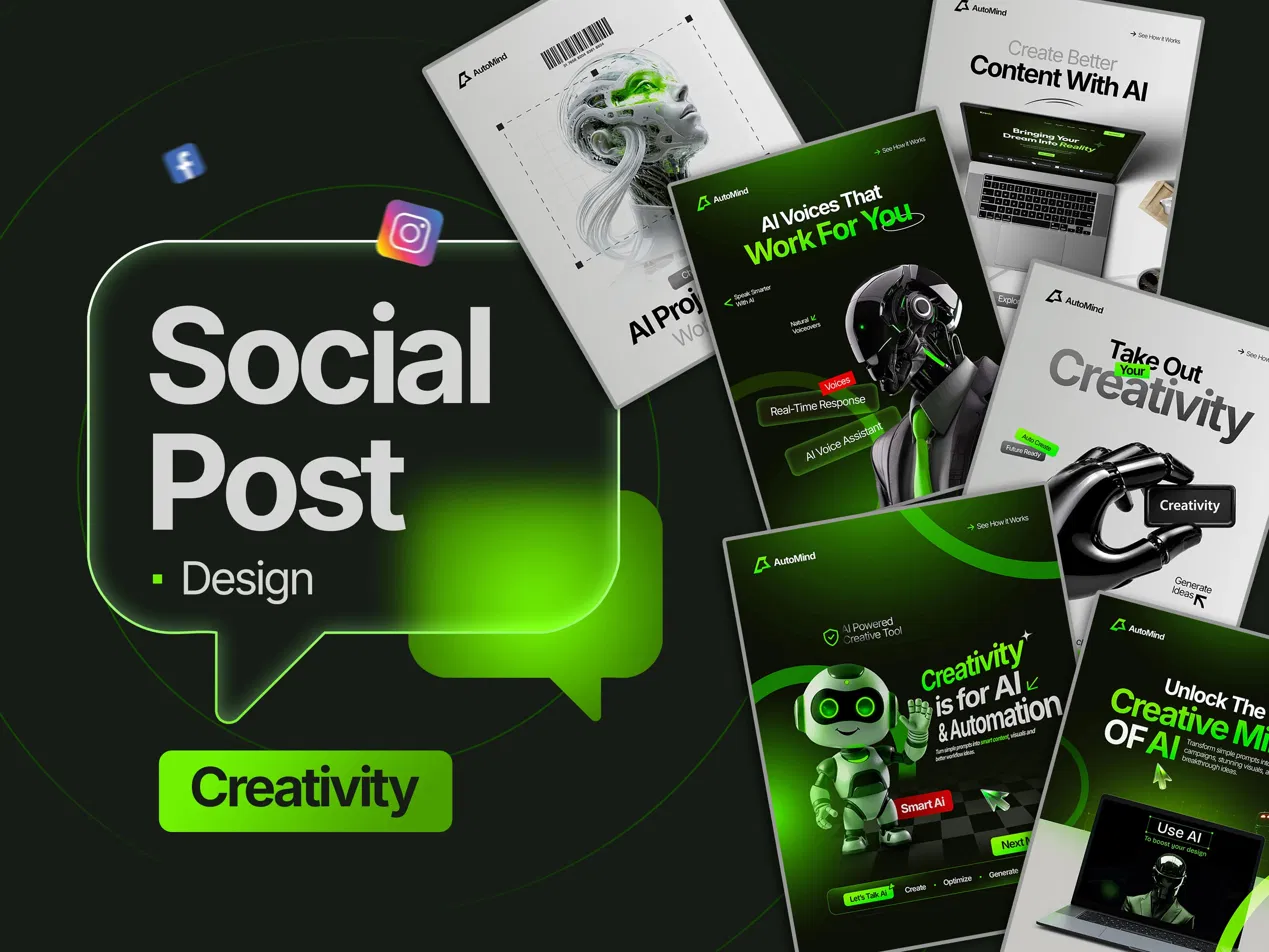 AI social content design